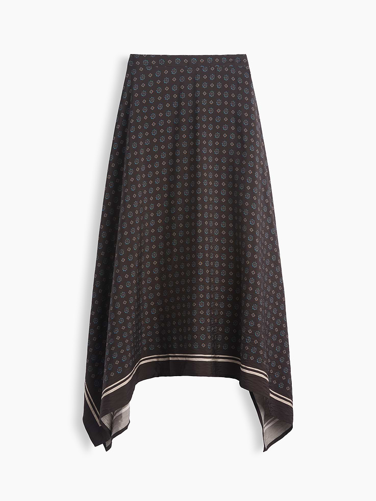Image 6 of 6, Handkerchief Maxi Skirt