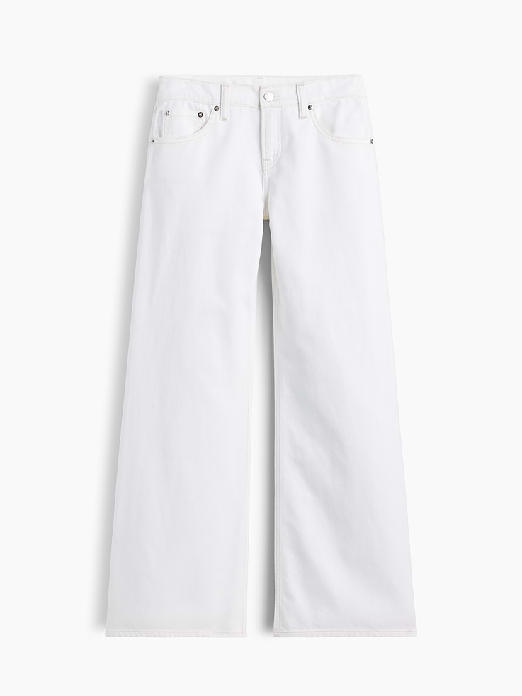 Image number 6 showing, Low Rise UltraSoft Stride Wide-Leg Jeans