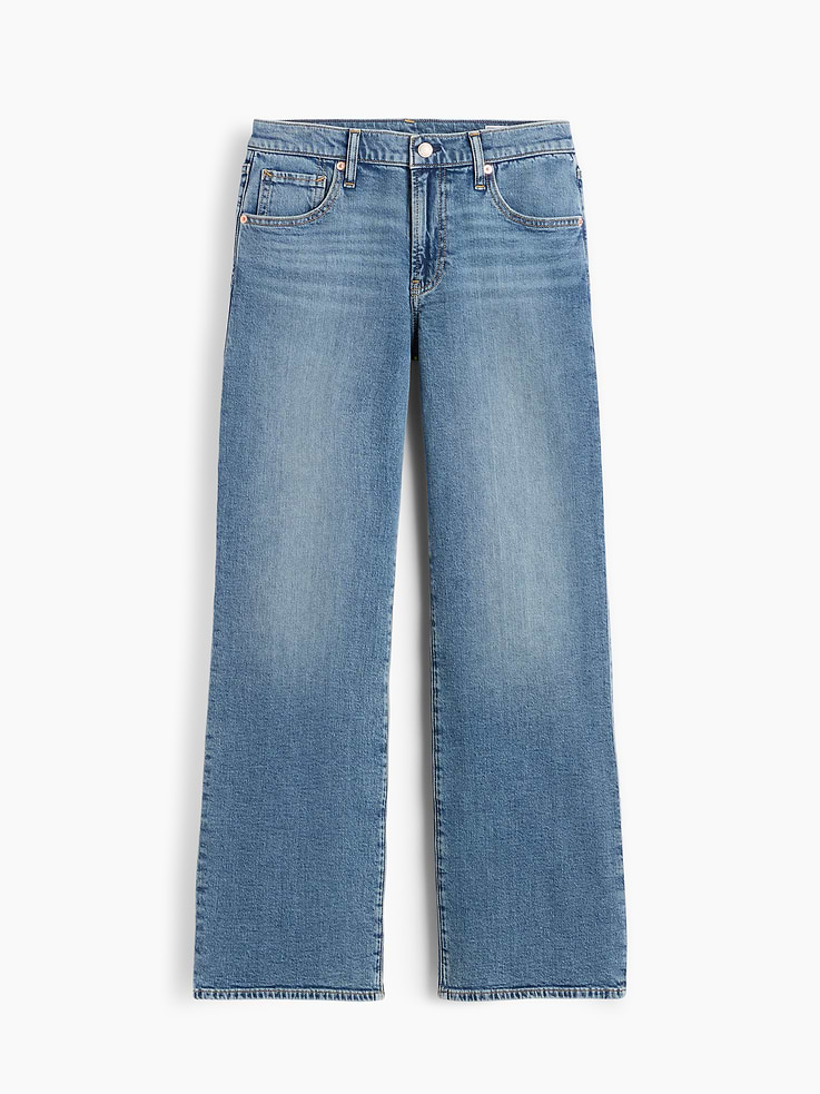 Image number 6 showing, Low Rise Baggy Flare Jeans