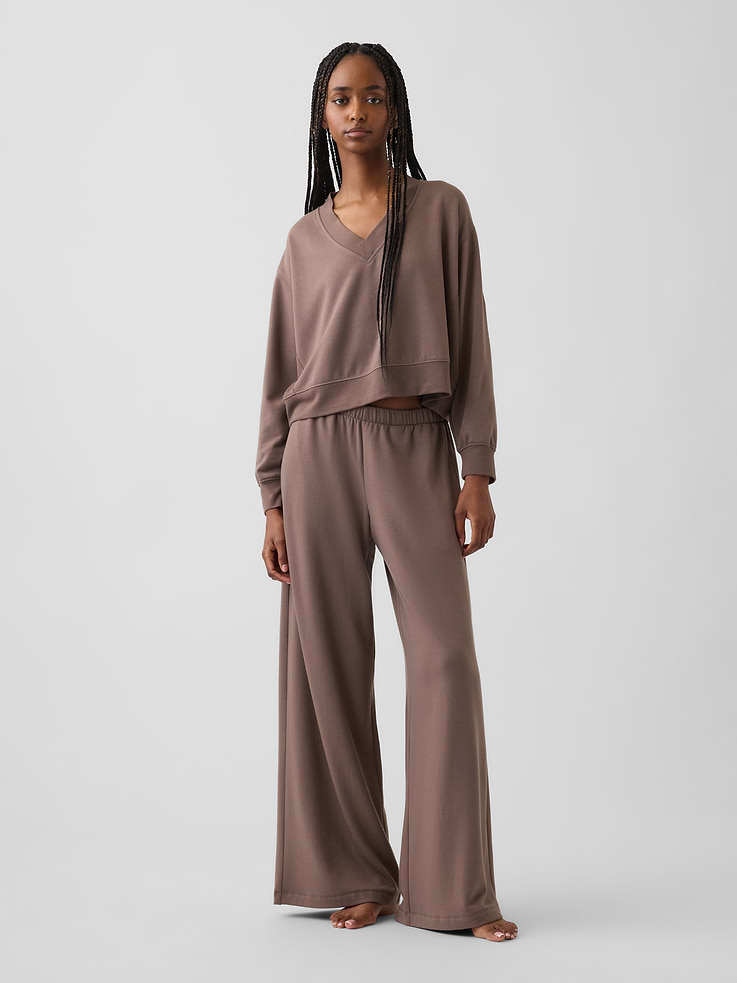 Image number 1 showing, CloudLight Easy Wide-Leg Pants