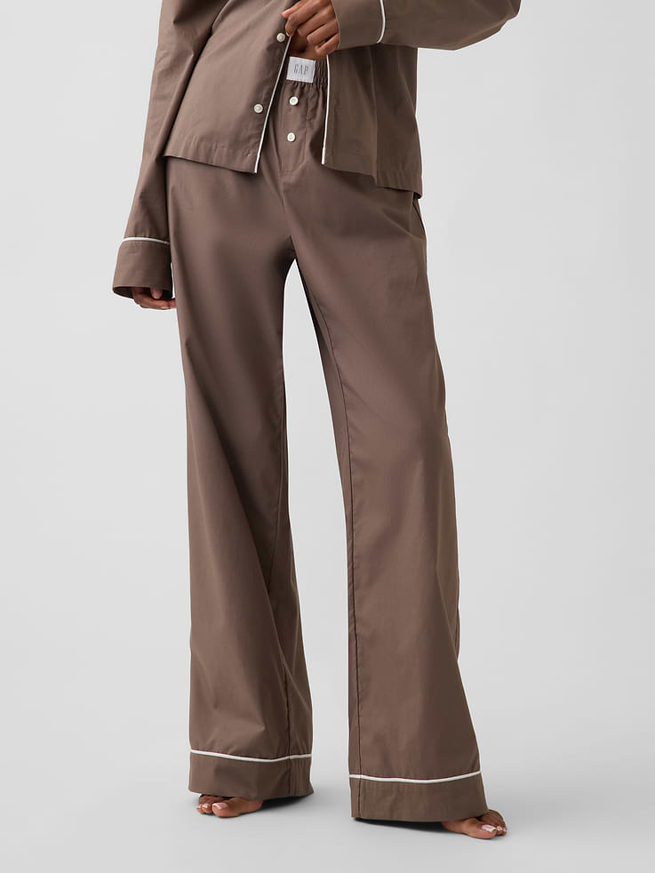Image number 2 showing, Poplin PJ Pants