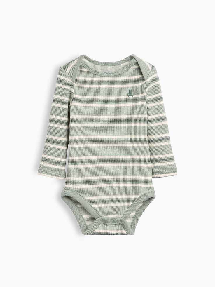 Image number 1 showing, Baby First Favorites Softspun Waffle Bodysuit