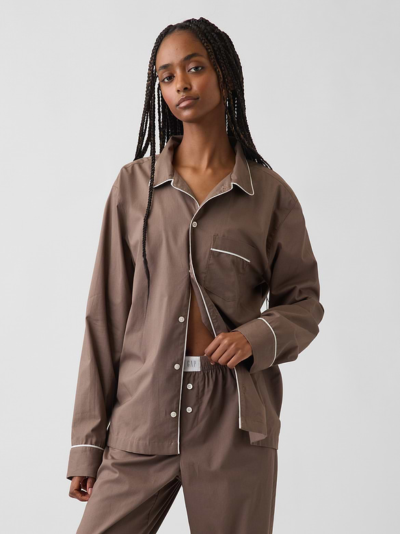 Poplin PJ Shirt