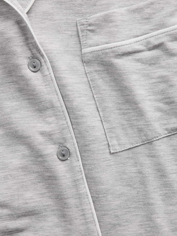 Image number 4 showing, SoftMade Modal Crop PJ Top