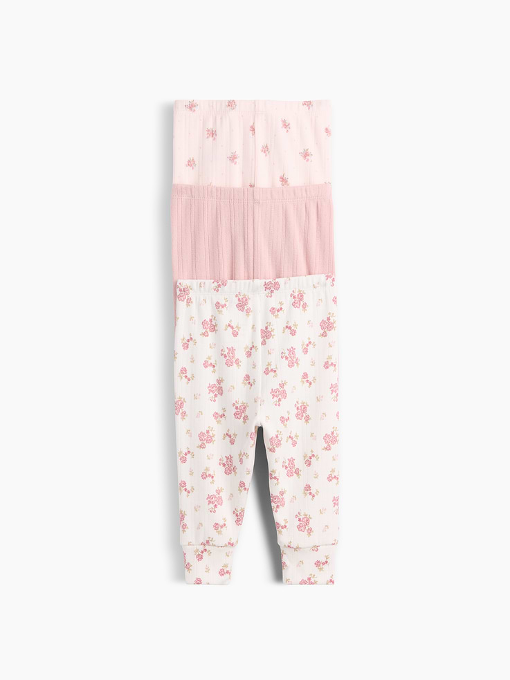 Image number 2 showing, Baby Softspun Pointelle Pull-On Pants (3-Pack)