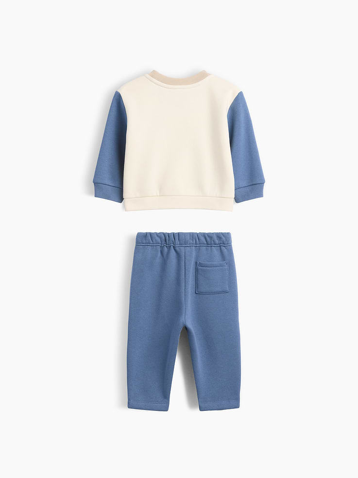 Image number 2 showing, Baby VintageSoft Colorblock Sweat Set