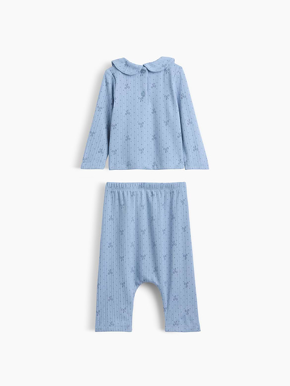 Baby Softspun Pointelle Outfit Set