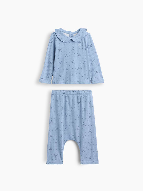 Baby Softspun Pointelle Outfit Set