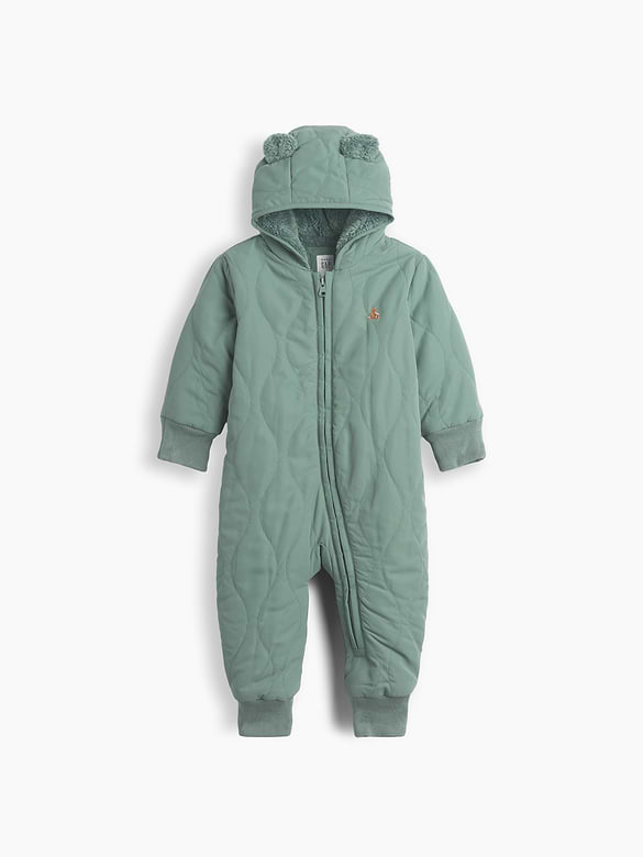 Baby Quilted Sherpa One-Piece
