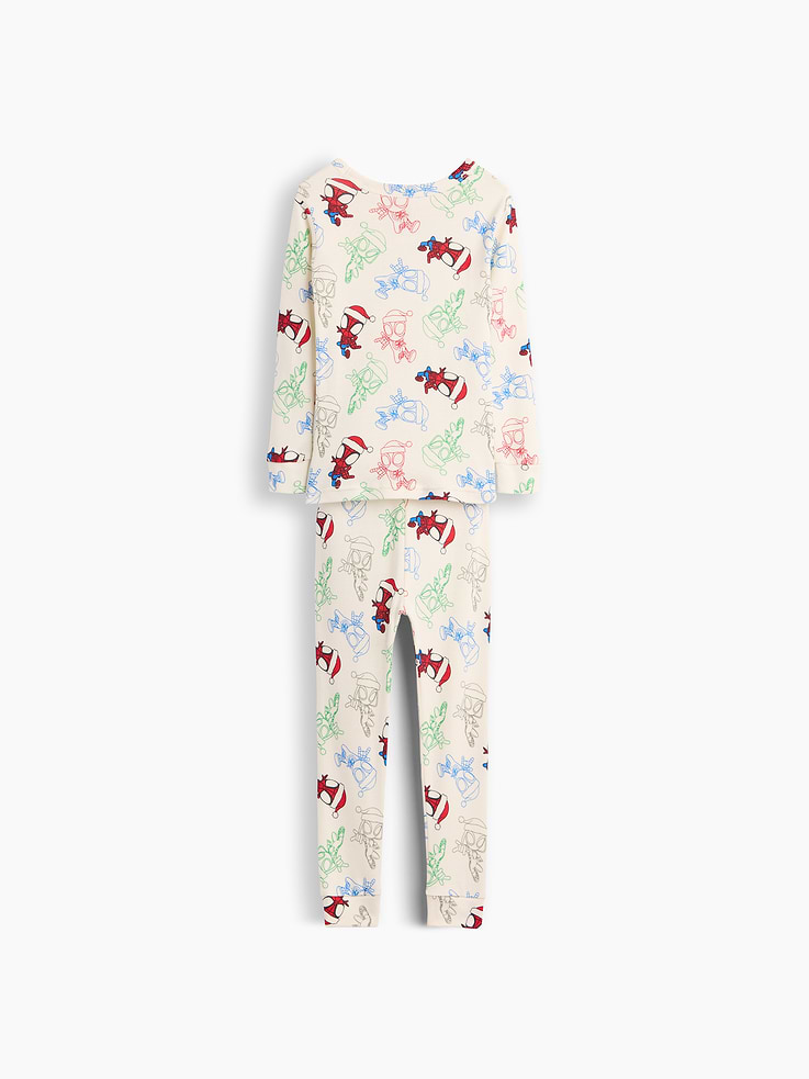 Image number 2 showing, Baby & Toddler Marvel Organic Brushed Cotton PJ Set