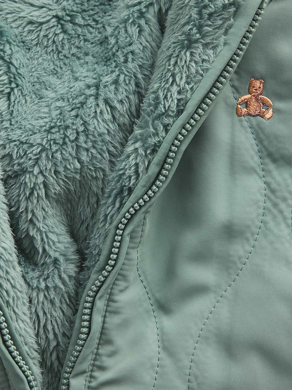 Baby Quilted Sherpa One-Piece