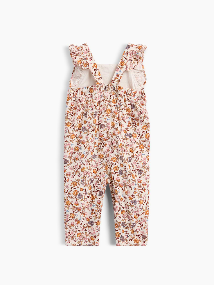 Image number 2 showing, Baby Floral Corduroy Overalls