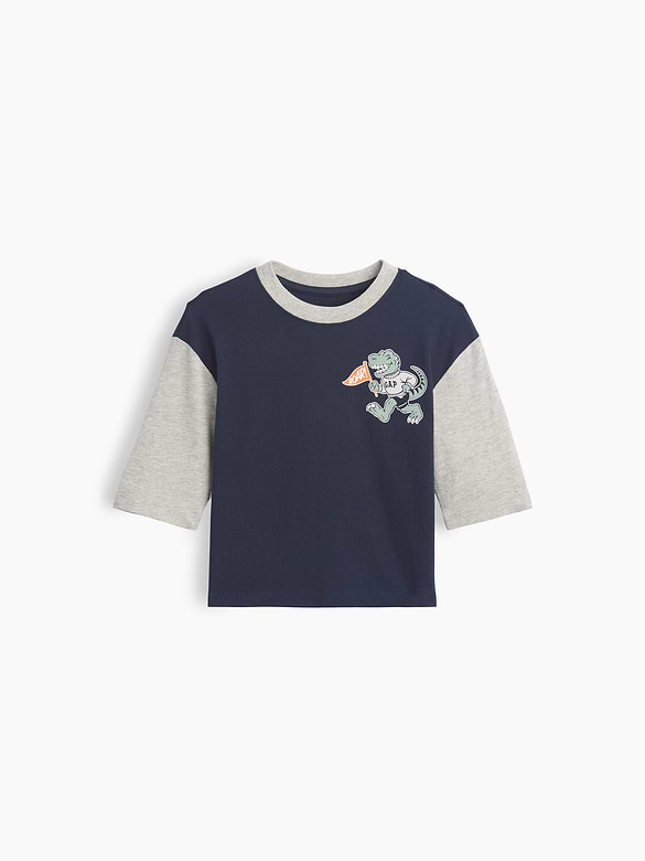 Baby & Toddler Colorblock Graphic T-Shirt