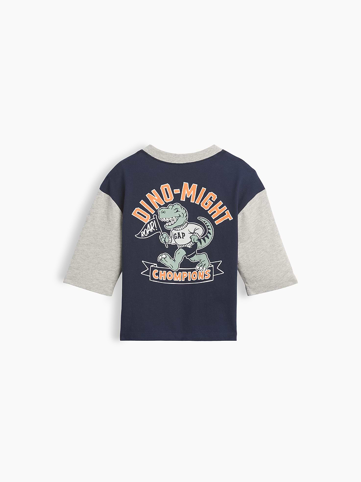 Image number 2 showing, Baby & Toddler Colorblock Graphic T-Shirt