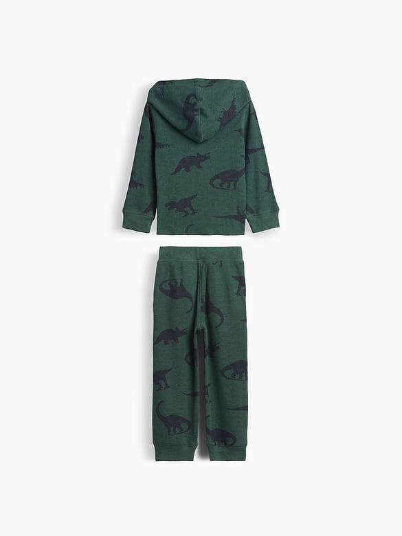 Baby & Toddler Thermal Hoodie Outfit Set