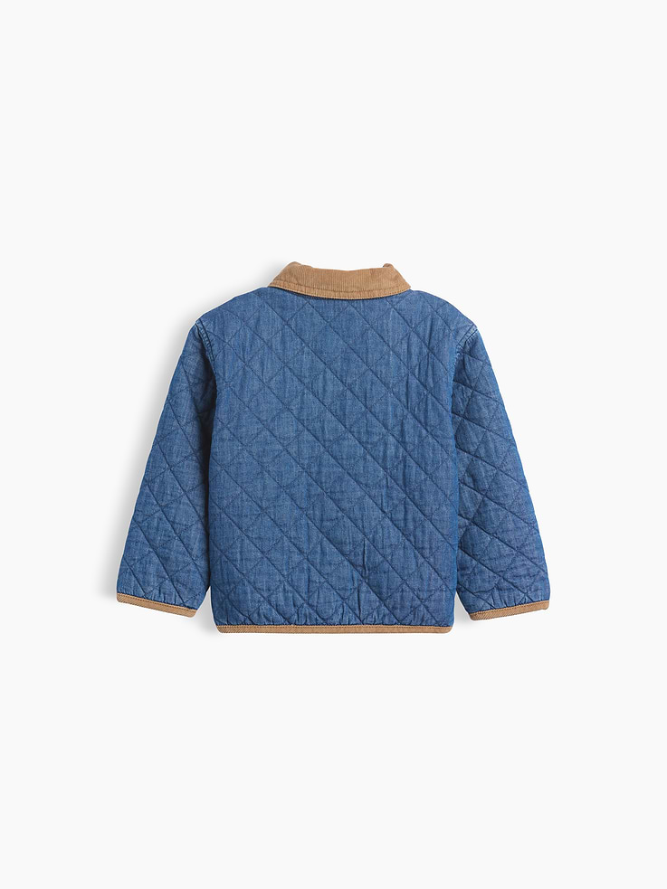 Image number 2 showing, Baby & Toddler Quilted Denim Jacket