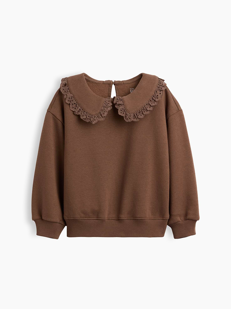 Image number 1 showing, Baby & Toddler VintageSoft Collared Sweatshirt