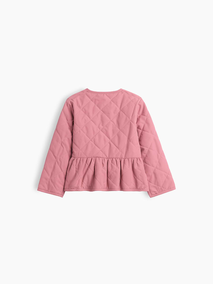 Image number 2 showing, Baby & Toddler Quilted Peplum Jacket