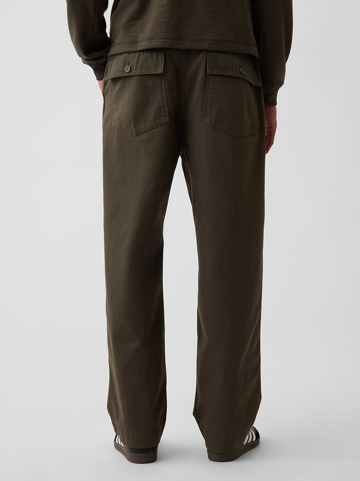 Image number 4 showing, Herringbone '90s Loose Pants