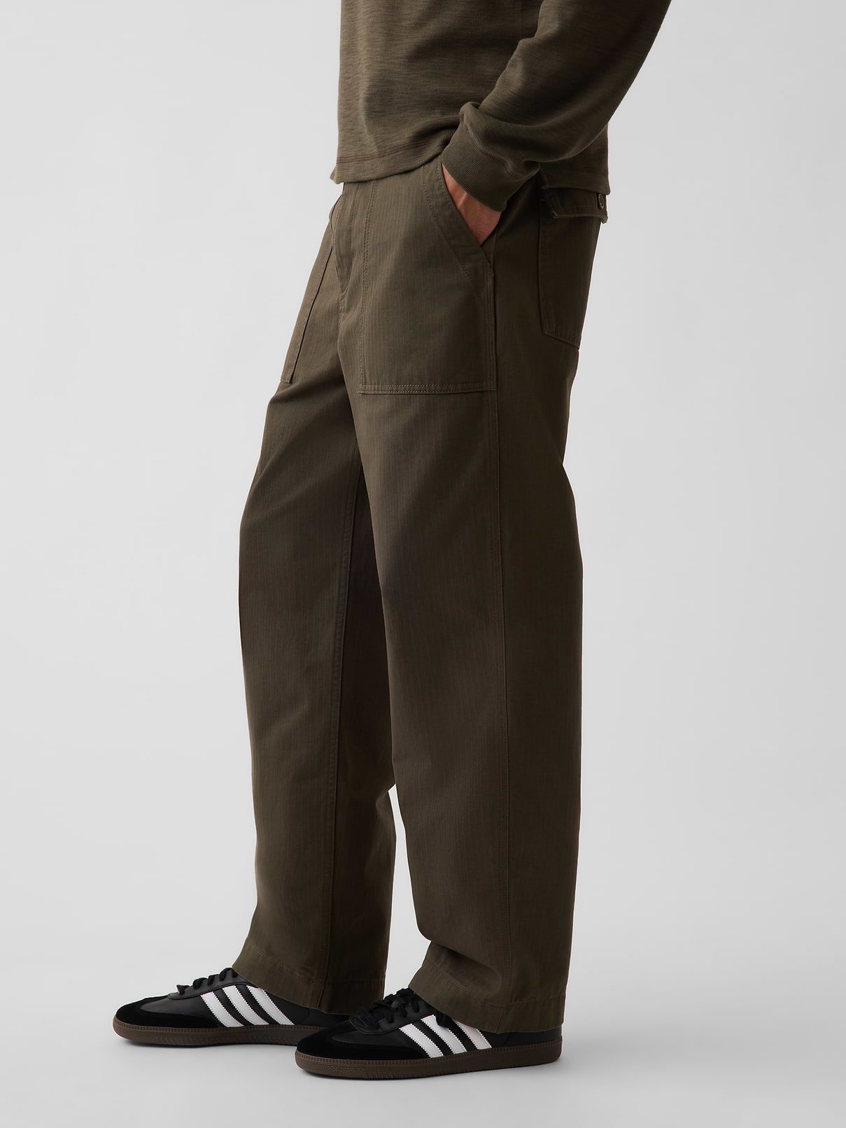 Herringbone '90s Loose Pants | Gap