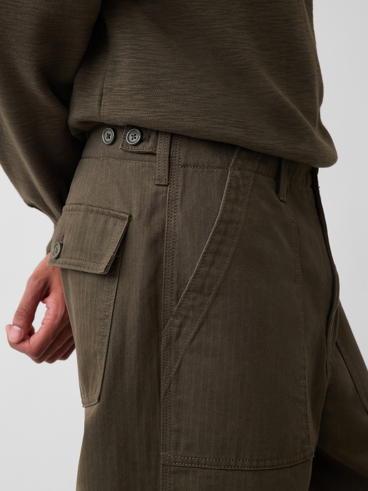Herringbone '90s Loose Pants | Gap