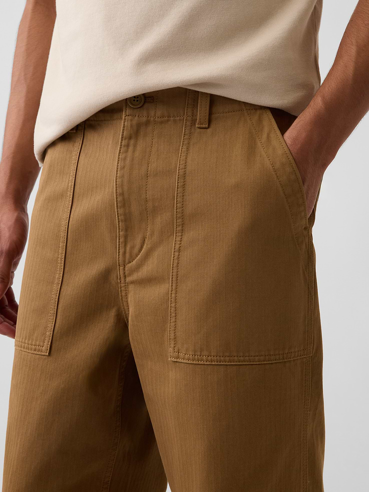 Image number 6 showing, Herringbone '90s Loose Pants