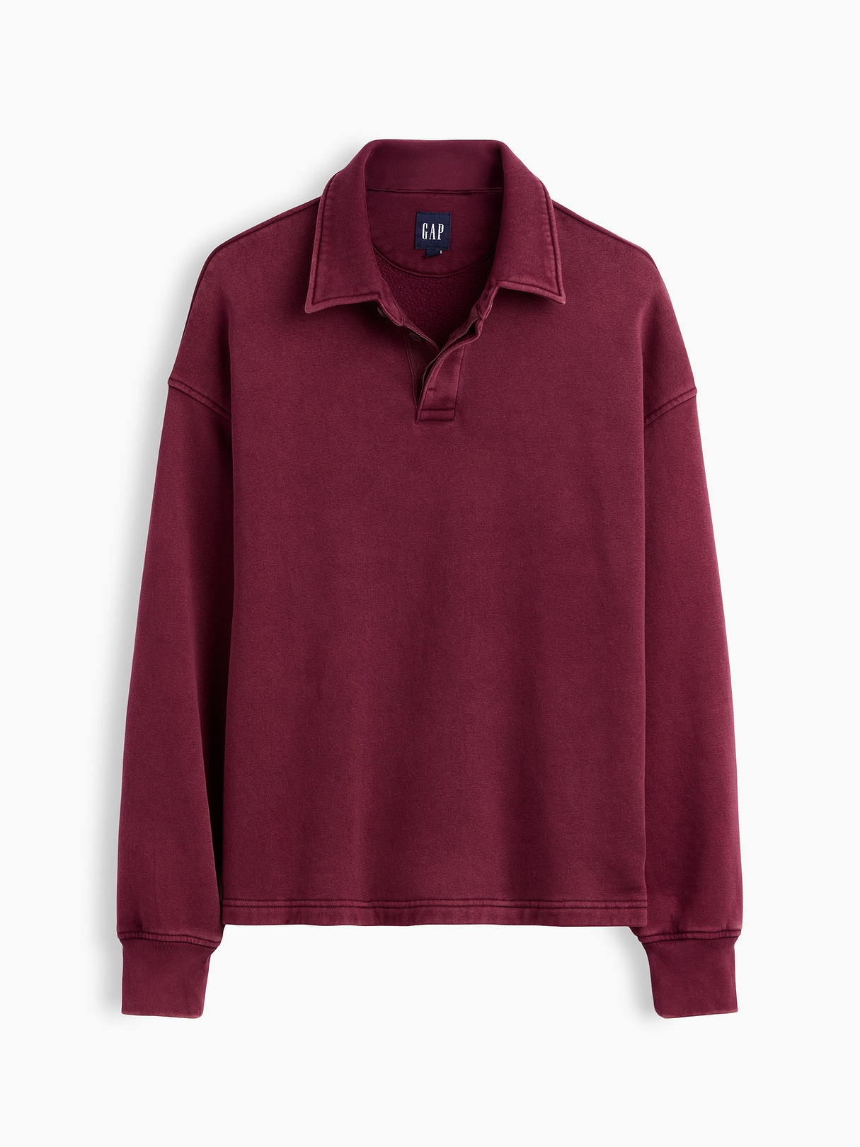 トップス Main story Polo Sweatshirt VintageSoft Oversized Polo Sweatshirt | Gap