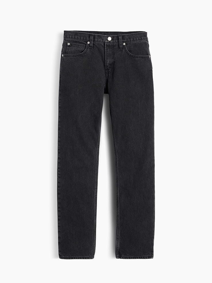 Image number 7 showing, Mid Rise Straight Taper Jeans