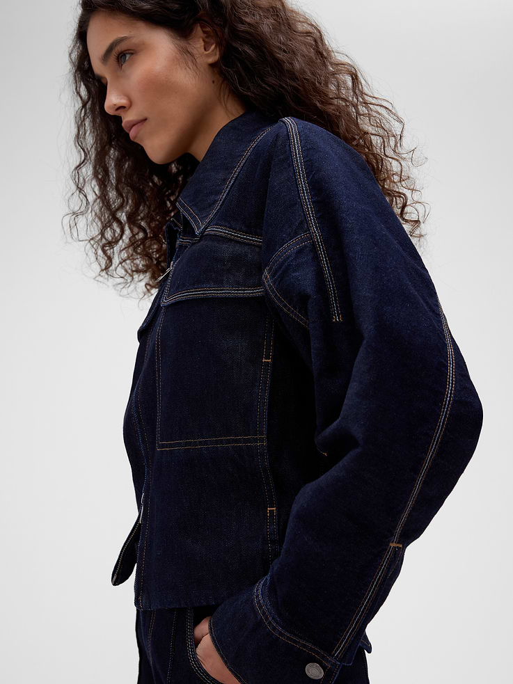 Image number 5 showing, GapStudio Double-Pocket Denim Jacket