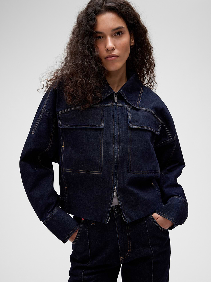 Image number 1 showing, GapStudio Double-Pocket Denim Jacket