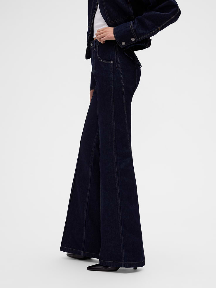 Image number 3 showing, GapStudio High Rise Pintuck Jeans