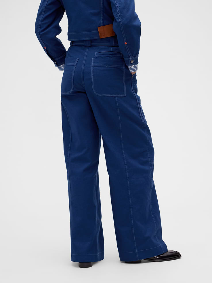 Image number 5 showing, GapStudio Canvas Belted Utility Pants