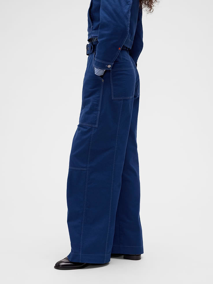 Image number 3 showing, GapStudio Canvas Belted Utility Pants