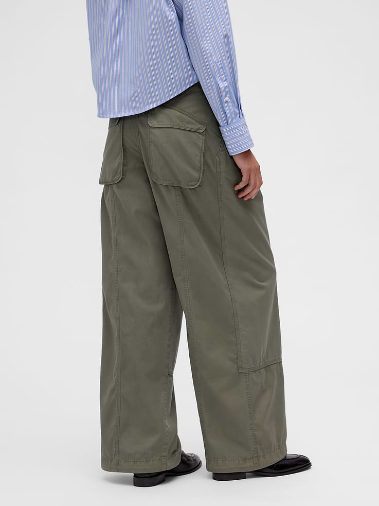 Image number 6 showing, GapStudio Pleated Parachute Pants