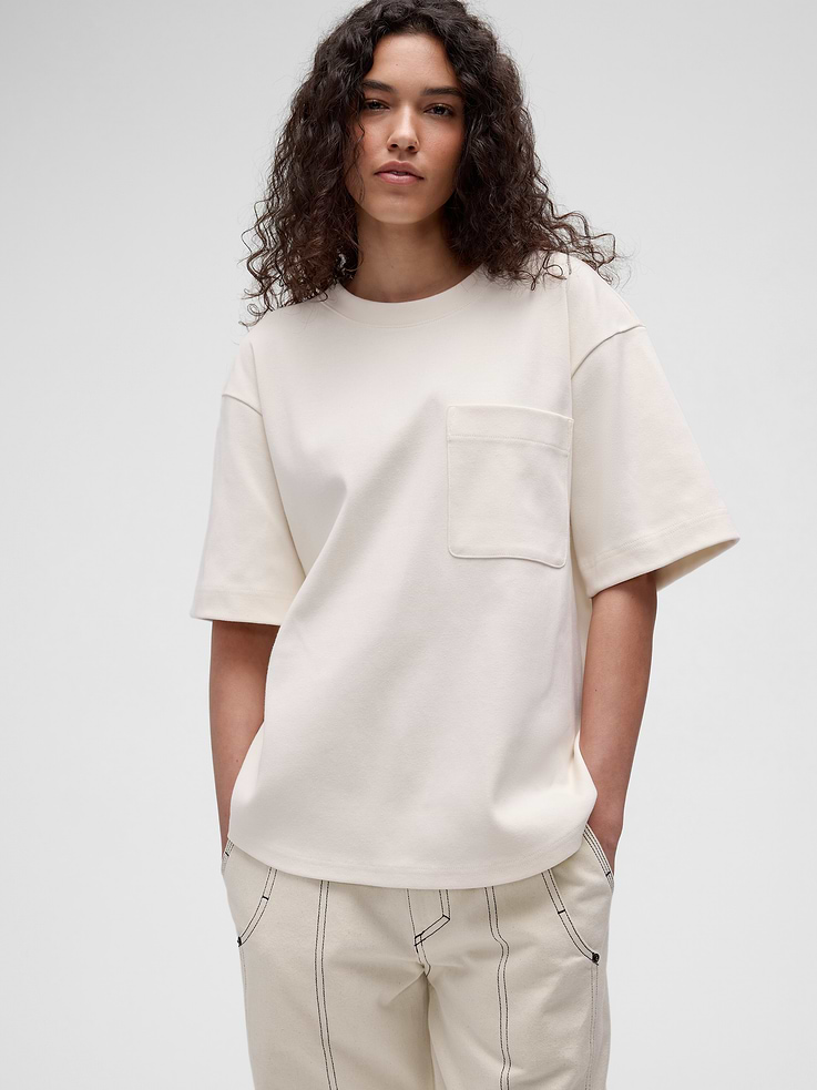Image number 4 showing, GapStudio Extra Heavyweight Pocket T-Shirt