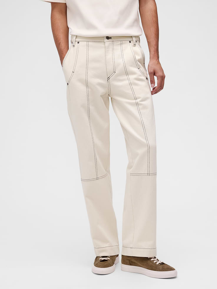 Image number 2 showing, GapStudio Relaxed Utility Jeans