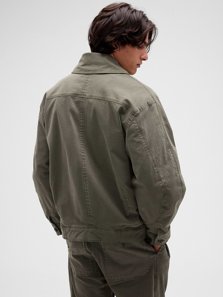 Image number 2 showing, GapStudio Herringbone Peacoat