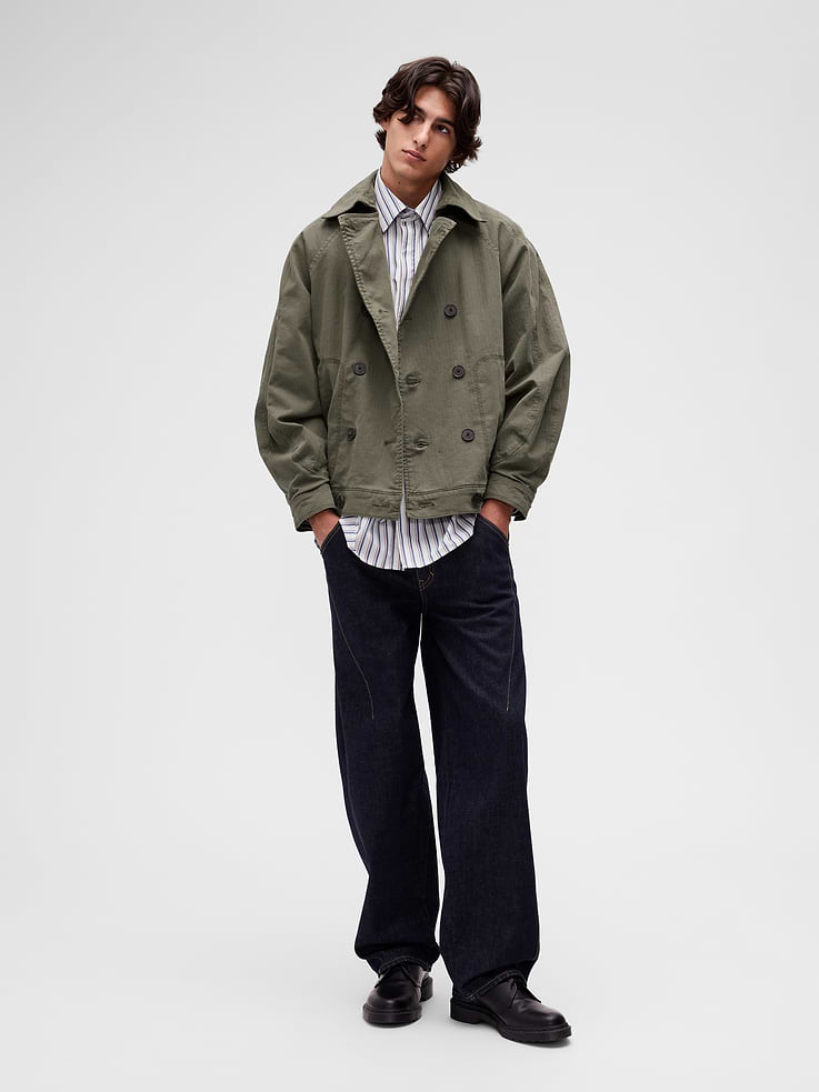 Image number 3 showing, GapStudio Poplin Big Shirt