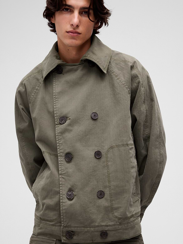 GapStudio Herringbone Peacoat