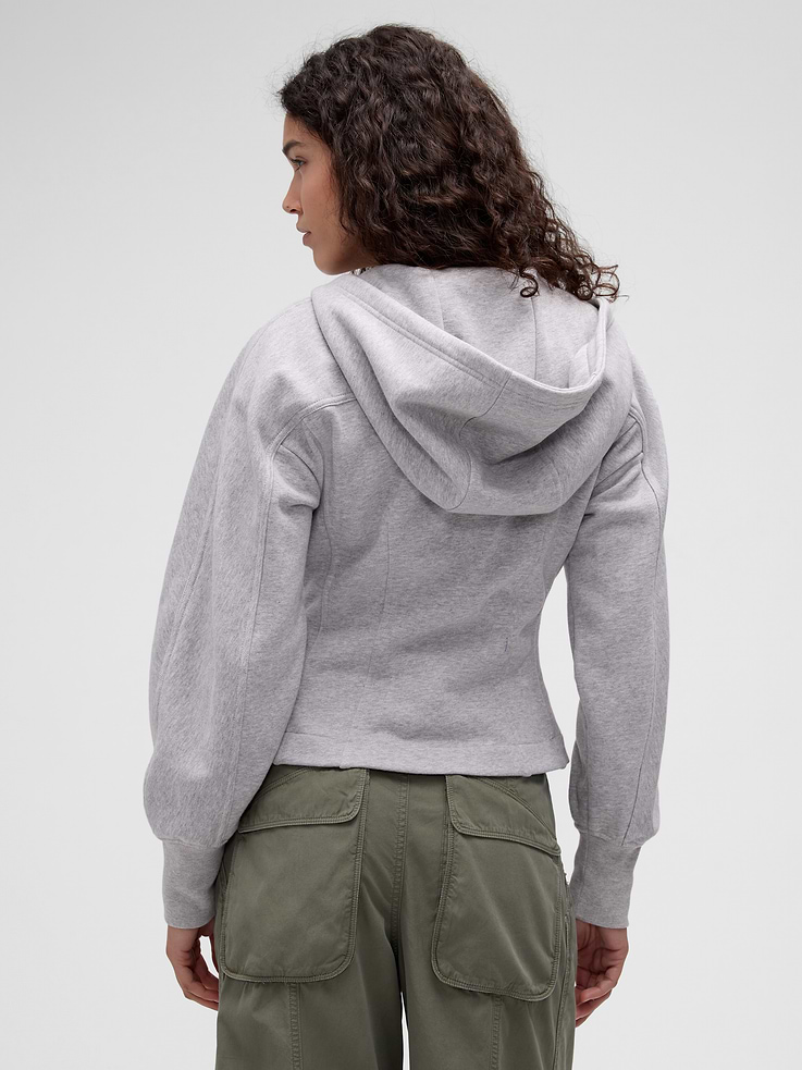 Image number 3 showing, GapStudio Structured Zip Hoodie