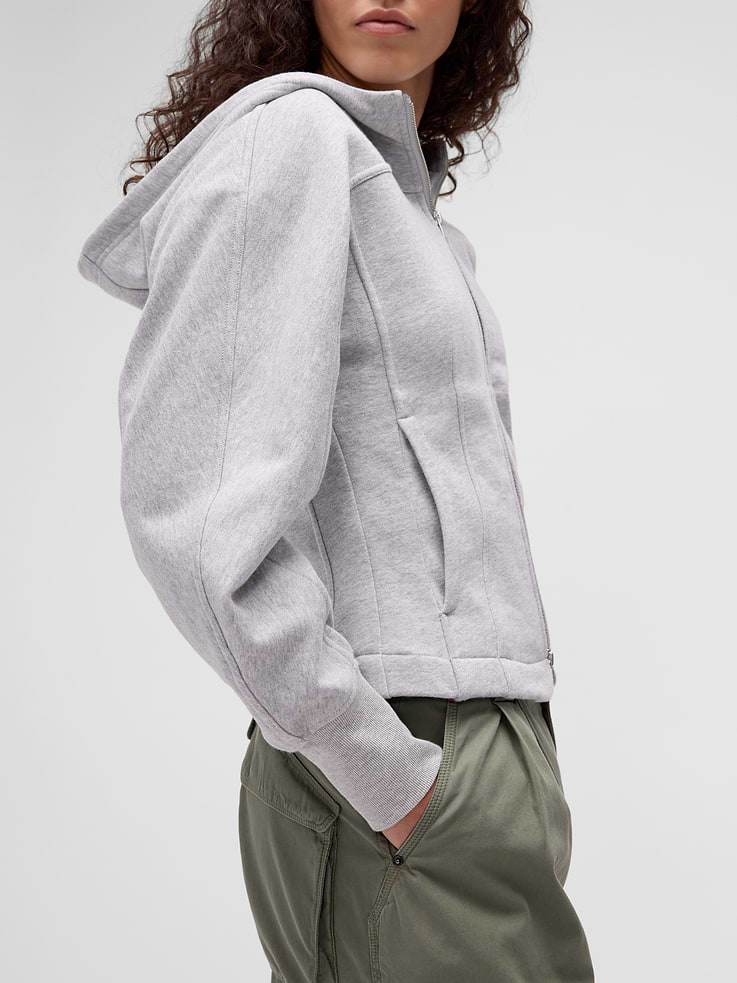 Image number 4 showing, GapStudio Structured Zip Hoodie
