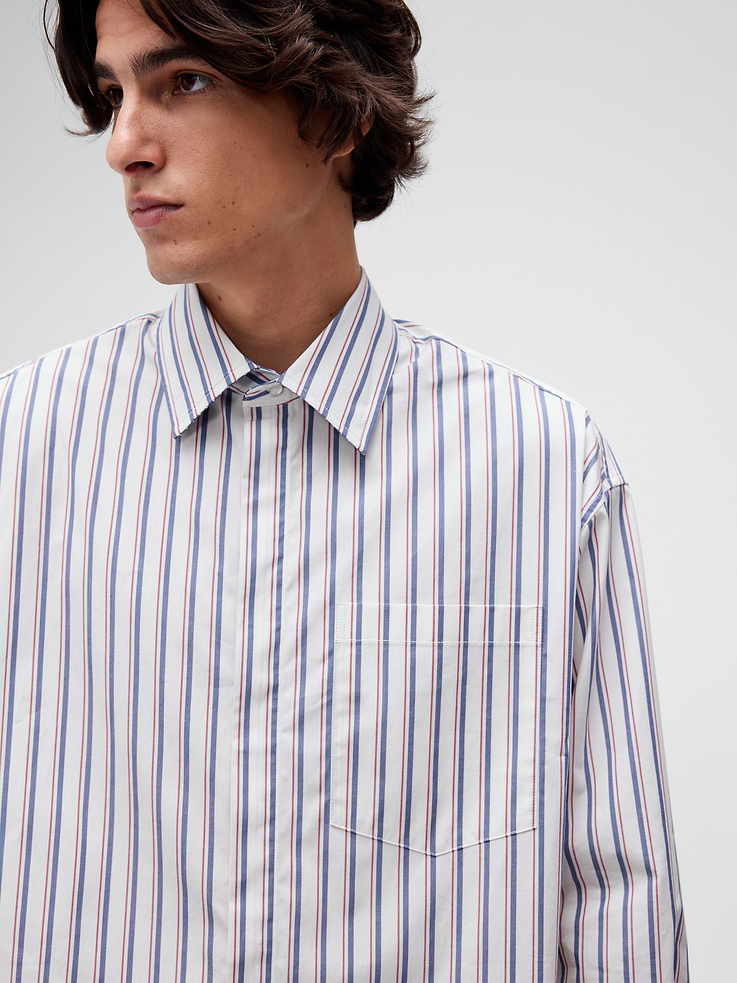 Image number 5 showing, GapStudio Poplin Big Shirt