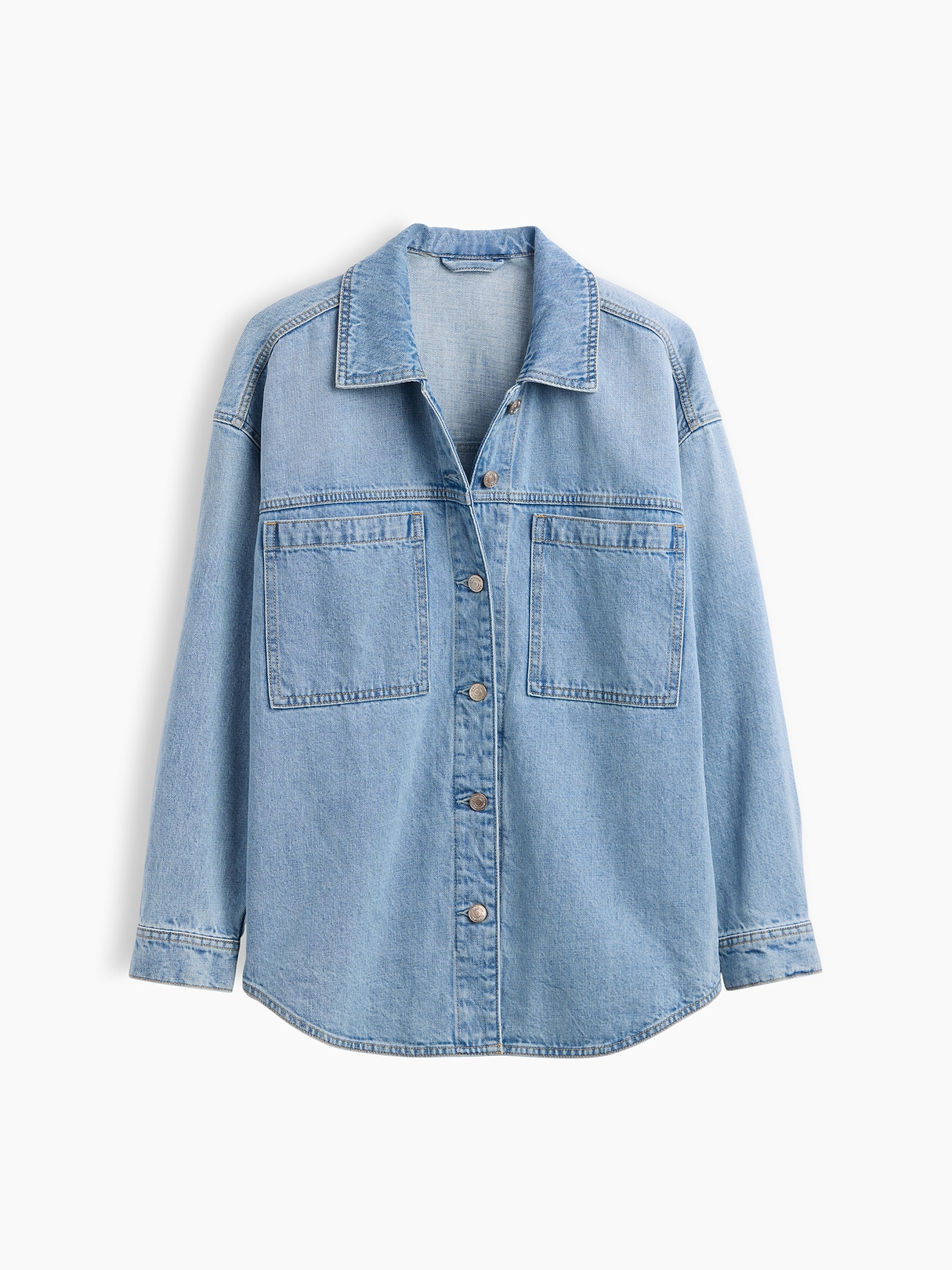 Denim Oversized Shirt Jacket | Gap