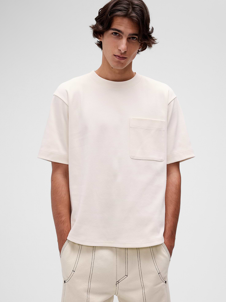 Image number 1 showing, GapStudio Extra Heavyweight Pocket T-Shirt
