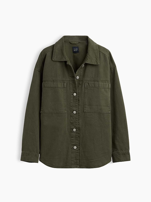 Oversized Shirt Jacket