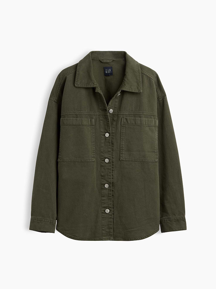 Image number 5 showing, Oversized Shirt Jacket