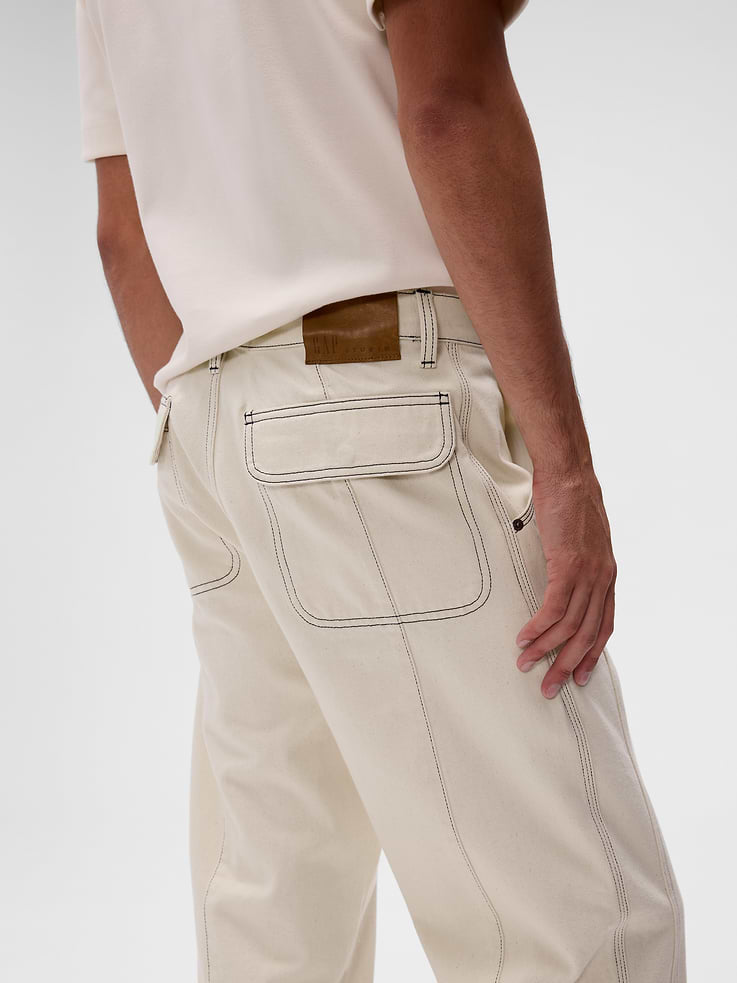Image number 7 showing, GapStudio Relaxed Utility Jeans