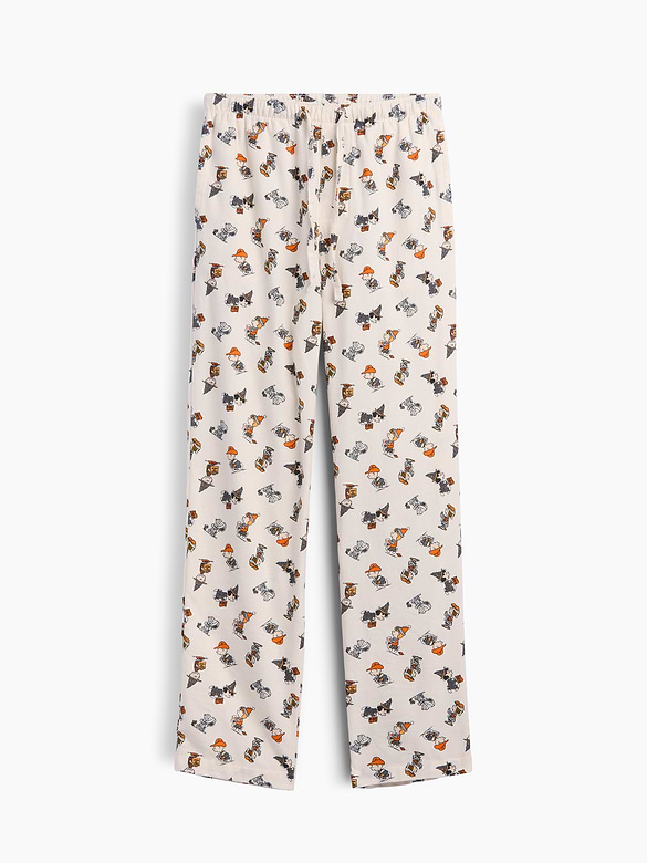 Peanuts Relaxed Print Flannel PJ Pants