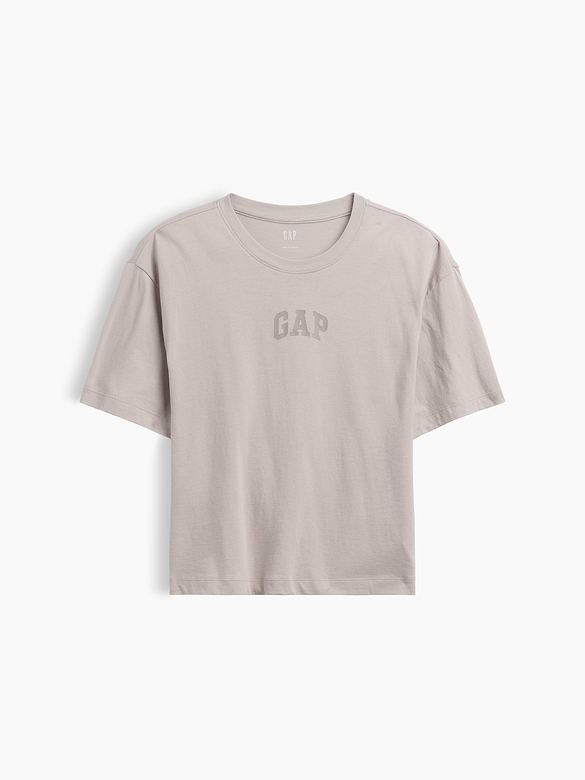 Relaxed Gap Mini Logo T-Shirt