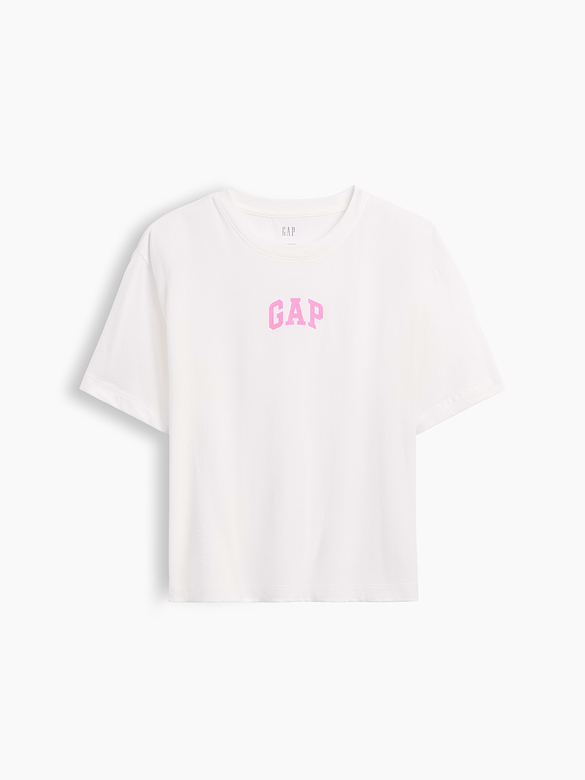 Relaxed Gap Mini Logo T-Shirt